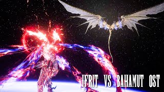 Final Fantasy XVI Ascension OST Ifrit Risen vs Bahamut Theme [upl. by Strage]