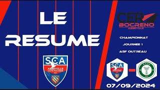 🎥Résumé SC Abbeville🔵🔴  AS Outreau🟢⚪️ I Championnat R2 Journée 1 I 07092024 [upl. by Lurlene]