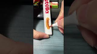 Drawing Nutella on the keyboard shorts diy art tiktok trending [upl. by Beal436]