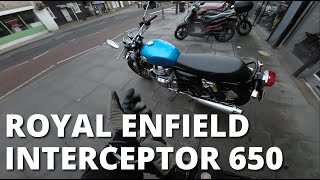 Hunt for my first bike Ep 1  Royal Enfield Interceptor 650  Test Ride  Motorcycle POV  RAW Sound [upl. by Eimmas]