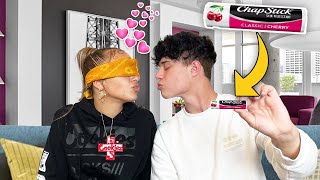 CHAPSTICK CHALLENGE w MY GIRLFRIEND  Jakob Magnus [upl. by Kolivas]