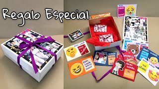 Regalo de amor con cajita  cupones  sobres  cartas y fotos  ábrelo cuando [upl. by Llerud]