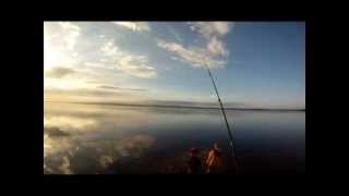 Early morning garrick fishing in the Hermanus Lagoon [upl. by Airamat513]