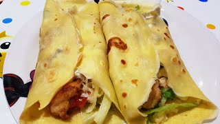 Crepes De Pollo Con Salsa De Yogurt [upl. by Jarlathus173]