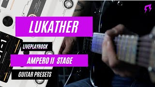 Steve Lukather style AMPERO 2 STAGE  Guitar presets Liveplayrock liveplayrock stage toto [upl. by Ydnik]