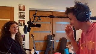 Jacob Collier and Tori Kelly recording a Sureal song [upl. by Harihs744]