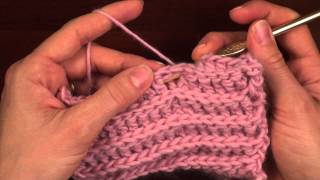 Crochet Stitch Variations Back Post Half Double Crochet [upl. by Ephrem]