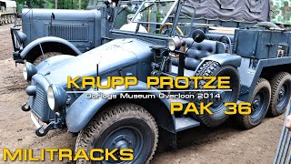 Krupp Protze 37 cm PaK 36 Militracks 2014 Oorlogsmuseum Overloon [upl. by Ronen]