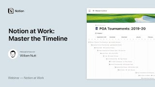 Notion at Work Master the Timeline View [upl. by Kerek]