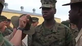 US Marine Corps Drill Instructor vs US Army Drill Sergeant [upl. by Icken498]