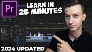 Premiere Pro Tutorial for Beginners 2024  Everything You NEED to KNOW UPDATED [upl. by Newton]