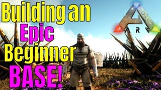 ARK SURVIVAL EVOLVED PS4 Xbox One  BASE BUILDING TUTORIAL  Ark BASE Design [upl. by Ikcir]