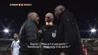 CHOQUANT ÉCHANGE😱‼️ ENTRE Dupraz et Antoine Kombouaré [upl. by Hoppe]