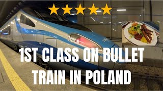 First Class High Speed Train Across Poland  Pendolino Krakow To Gdansk [upl. by Elke]