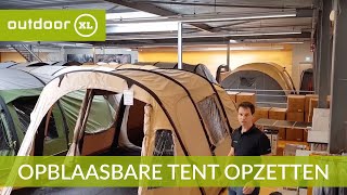 Opblaasbare tent opzetten  Zo zet je een opblaasbare tent op  OutdoorXL [upl. by Yddor457]