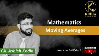 Moving Averages ISC Class 11  Statistics  Mathematics Class 11  Section C  Maths with Ashish Sir [upl. by Frendel819]