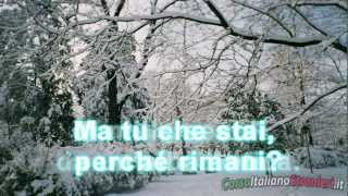 Fabrizio De André  Inverno Con Testo Lyrics HD [upl. by Parsons]