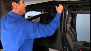 2013 Jeep Wrangler  Soft Top  Quarter Window Removal [upl. by Dorcea]