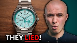 What YouTubers Aren’t Telling You About Citizen’s New “Grand Seiko Killer”  Zenshin Forza Review [upl. by Nennahs]