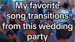 My favorite DJ mixing transitions from this wedding party mini gig log 7624 [upl. by Franci]