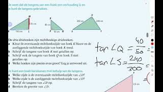 H8 Hellingen en tangens 3 vmbot Moderne Wiskunde 3B 12e ed [upl. by Debra]