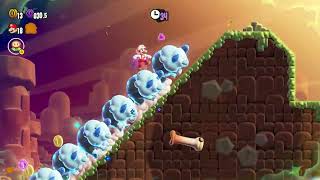 Bulrush Coming Through 100 Walkthrough Super Mario Wonder  All Coins and Wonder Seed Locations [upl. by Aihsad]