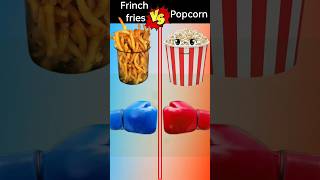 French fries vs Popcorn sorts facts viralshort ytshort trending [upl. by Arikehs]