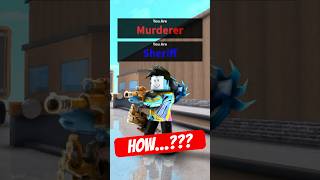 SHERIFF and MURDERER in MM2 Roblox roblox mm2 murdermystery2 [upl. by Enneiviv]