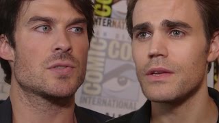 The Vampire Diaries Casts Message To Fans On Final Season  Comic Con 2016 [upl. by Ahsoyem]