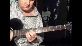 Lesson  Honky Tonk Woman in Standard Tuning [upl. by Lelia]