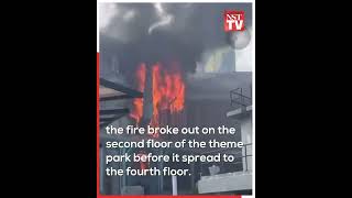 Fire breaks out at Genting theme park [upl. by Nosnaj]