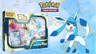 Unboxing Pokemon Glaceon VSTAR Special Collection Box [upl. by Wallinga89]