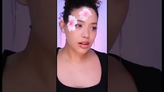 viral flower makeup hack trendingviral shorts1million [upl. by Yraht]