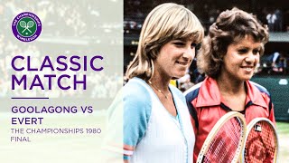 Chris Evert vs Evonne Goolagong Cawley  Wimbledon 1980 Final  Full Match [upl. by Vastah16]