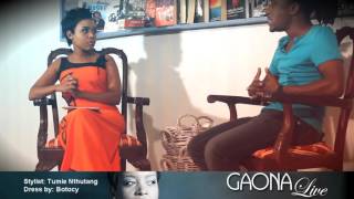 CelebrityQnA with Dan Kenosi on GaonaLive [upl. by Bertram]