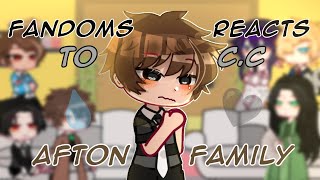 Fandoms Reacts To CCAfton FamilyRosieKiwiGCRV [upl. by Ballard874]