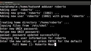 Aula 5  Comandos Linux  Usando o super usuário root  adduser deluser sudo su [upl. by Bensen]