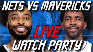 Nets vs Mavericks Live Watch Party  NBA 20232024 [upl. by Nylsej]