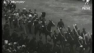 King George VI and The Queen Mother return to Buckingham palace after coronation 1937 [upl. by Cusick703]