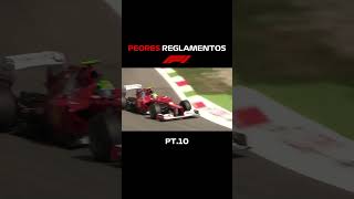 PEORES REGLAMENTOS F1  Pt10 💥 httpsamznto3q5mC8j formula1 automovilismo f1shorts gpf1 [upl. by Eisdnyl795]