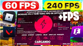 Como Aumentar FPS en cualquier juego con este Optimizador  optimizar el rendimiento de Windows fps [upl. by Lovell519]