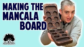 How To Make The Mancala Game Board  Easy Woodworking Project [upl. by Eigger]