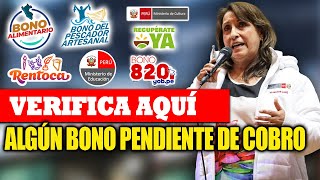 ¡Urgente Perú Verifica Aquí Si Tienes Algún Bono 2023 Pendiente De Cobro o Sin Cobrar ¡Link Oficial [upl. by Cima815]