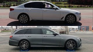 SLIP TEST  xDrive vs 4Matic  Bmw 530i M Performance vs Mercedes AMG E 43  4x4testsonrollers [upl. by Bright719]