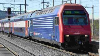 Die Re 450 als S 12 nach Seen SBB Re 450 0252 Nahverkehrspendelzug in der Schweiz [upl. by Senzer]