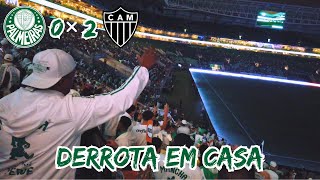 PALMEIRAS PERDE EM CASA PARA O ATLÃ‰TICO MG POR 2X0 PELO BRASILEIRÃƒO COM PROTESTO DA TORCIDA  VLOG17 [upl. by Althee]