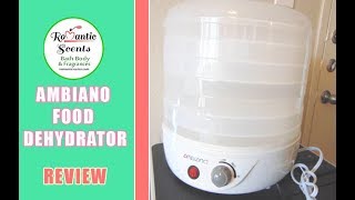 Unbox AMBIANO My New Food Dehydrator Review ALDI [upl. by Yttel597]