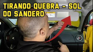 Aprenda a Tirar QUEBRASOL do Renault Sandero revelando segredo [upl. by Neelrihs]