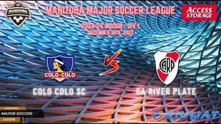 December 10th WSF Div 1 Colo Colo SC vs CA River Plate [upl. by Og411]