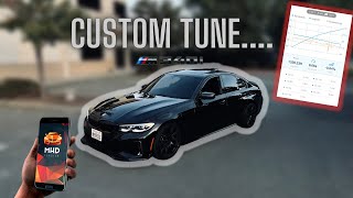 MY M340I BMW FINALLY GETS A CUSTOM TUNE OVER 500WHP MHD [upl. by Afra]